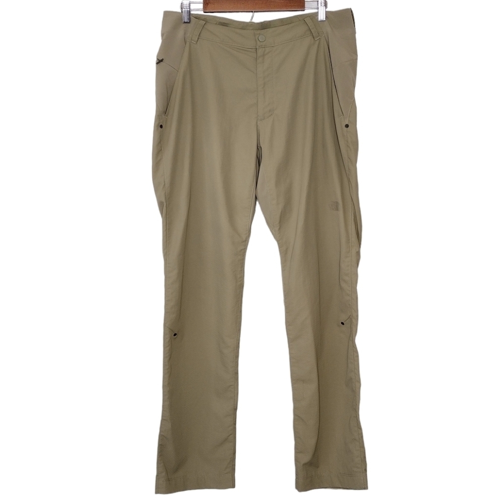 The North Face Men's Sz 34 Ventilated Tan Athletic Hiking Outdoor Pants
